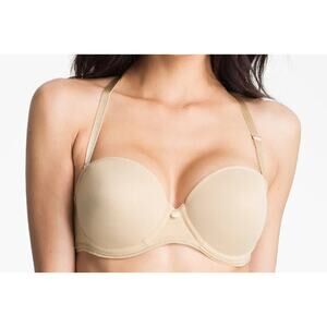 Chantelle Sensua Strapless Underwire Bra 3065 Sz 32D